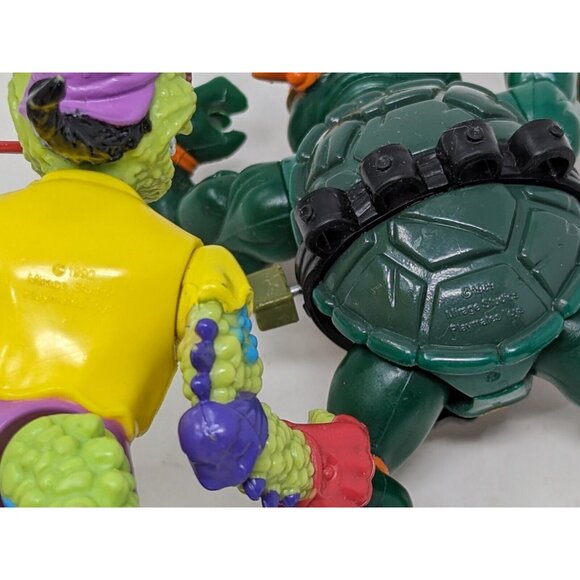 VTG TMNT Teenage Mutant Ninja Turtles Mixed Figure Lot of 5 Wacky Action Mike - Picture 9 of 10